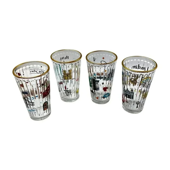 RAKLE Glasses Metropolitan Paris Rome London New York Glasses Lot 4 - Picture 2 of 12